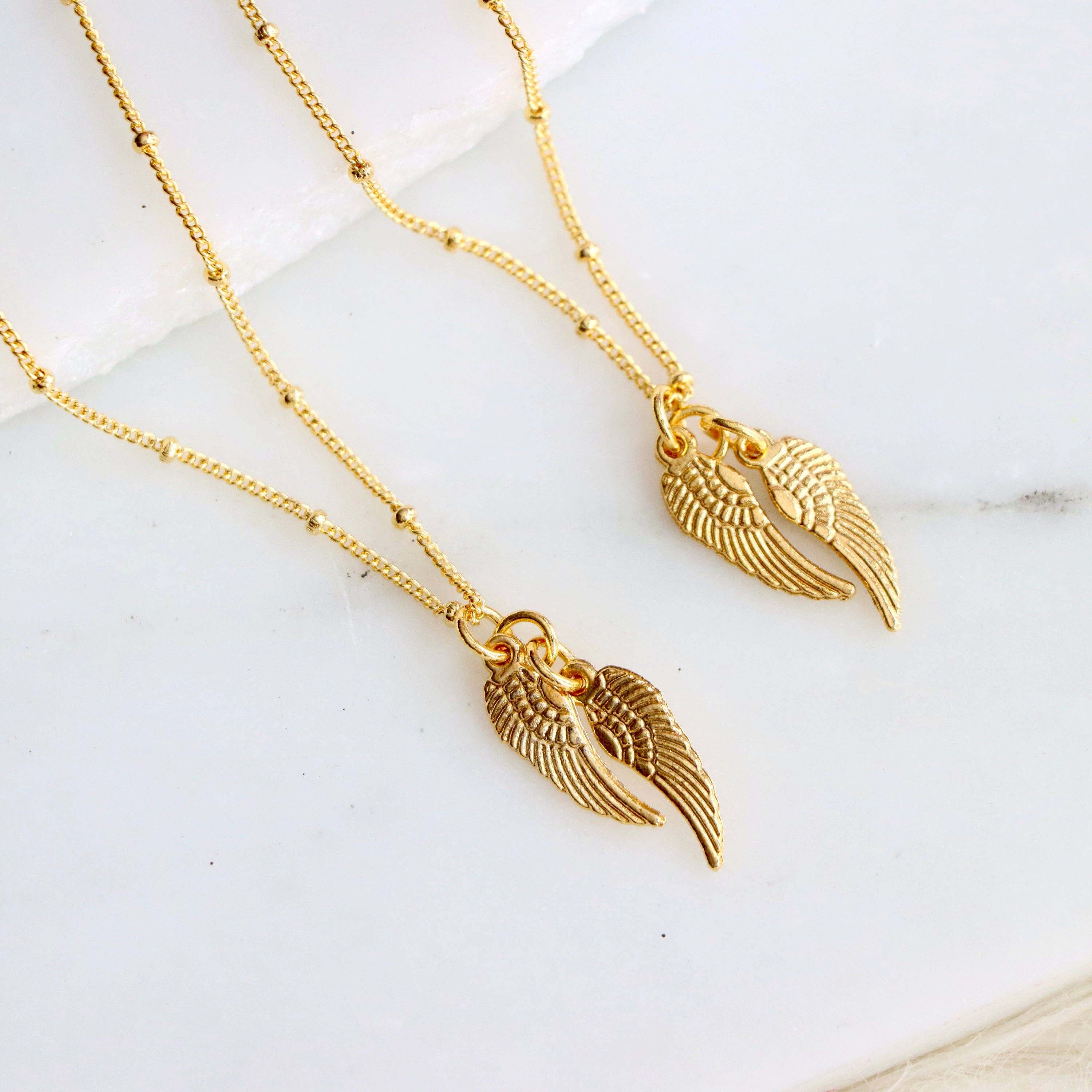 Tiny Angel Wings Necklace