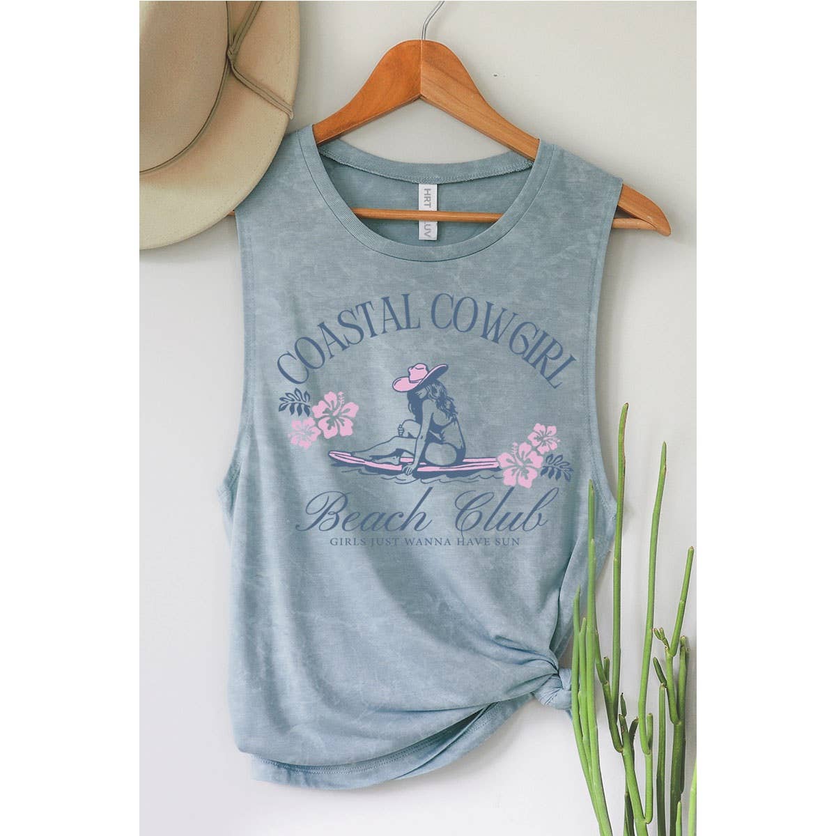 COASTAL COWGIRL MINERAL GRAPHIC TANK TOP