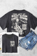 THIS AINT MY FIRST RODEO COWBOY F&B WOMENS VINTAGE CROP TOP