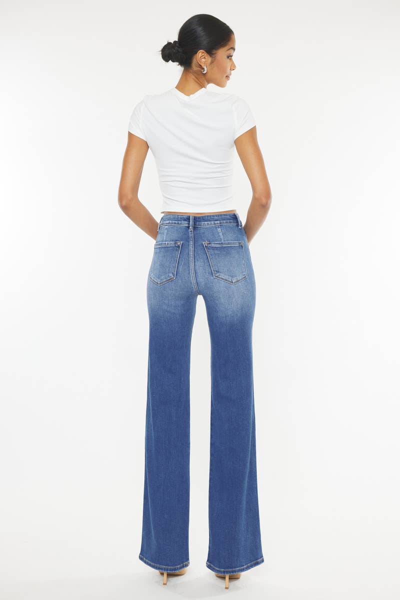 ULTRA HIGH RISE HOLLY FLARE JEANS-KC9248M-OP: MEDIUM, 0/23