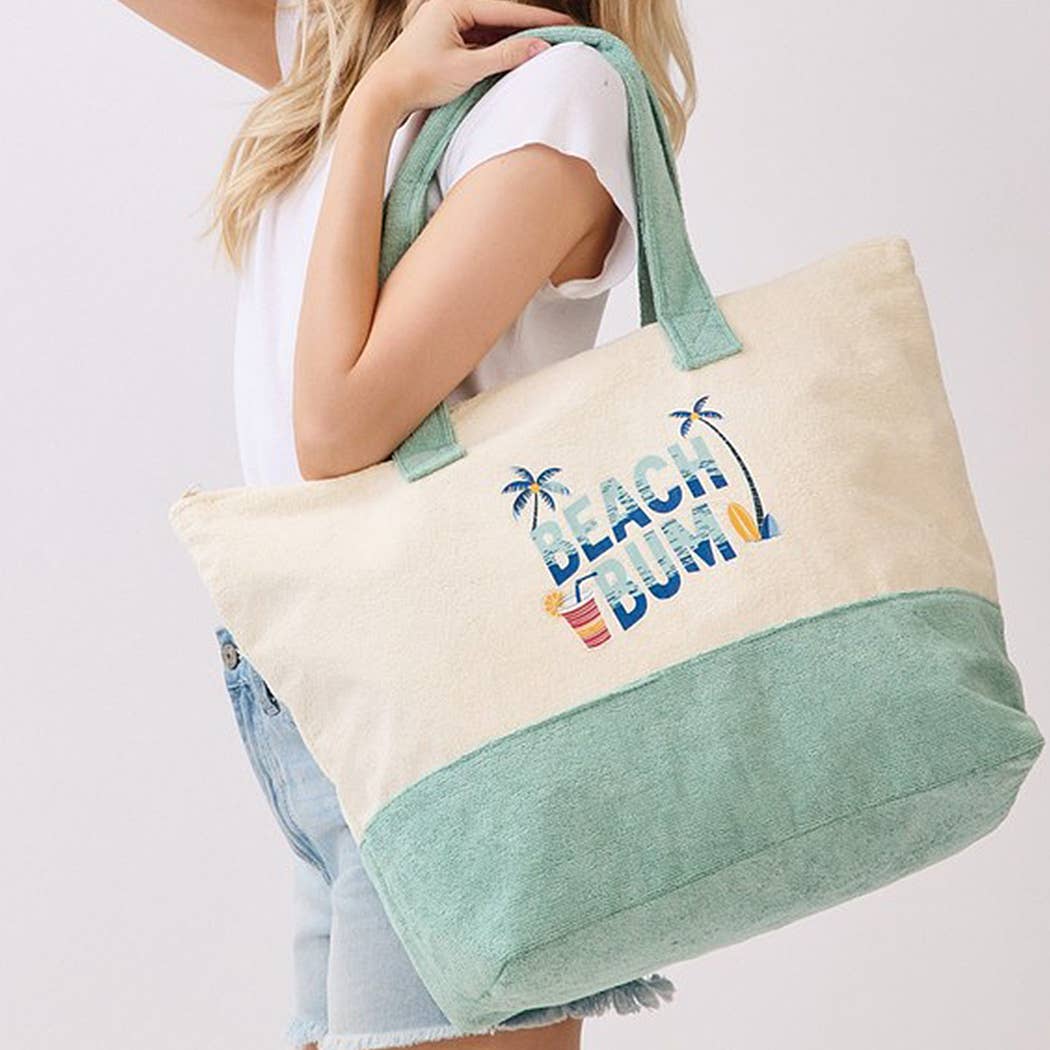 Beach Bum Terry Tote