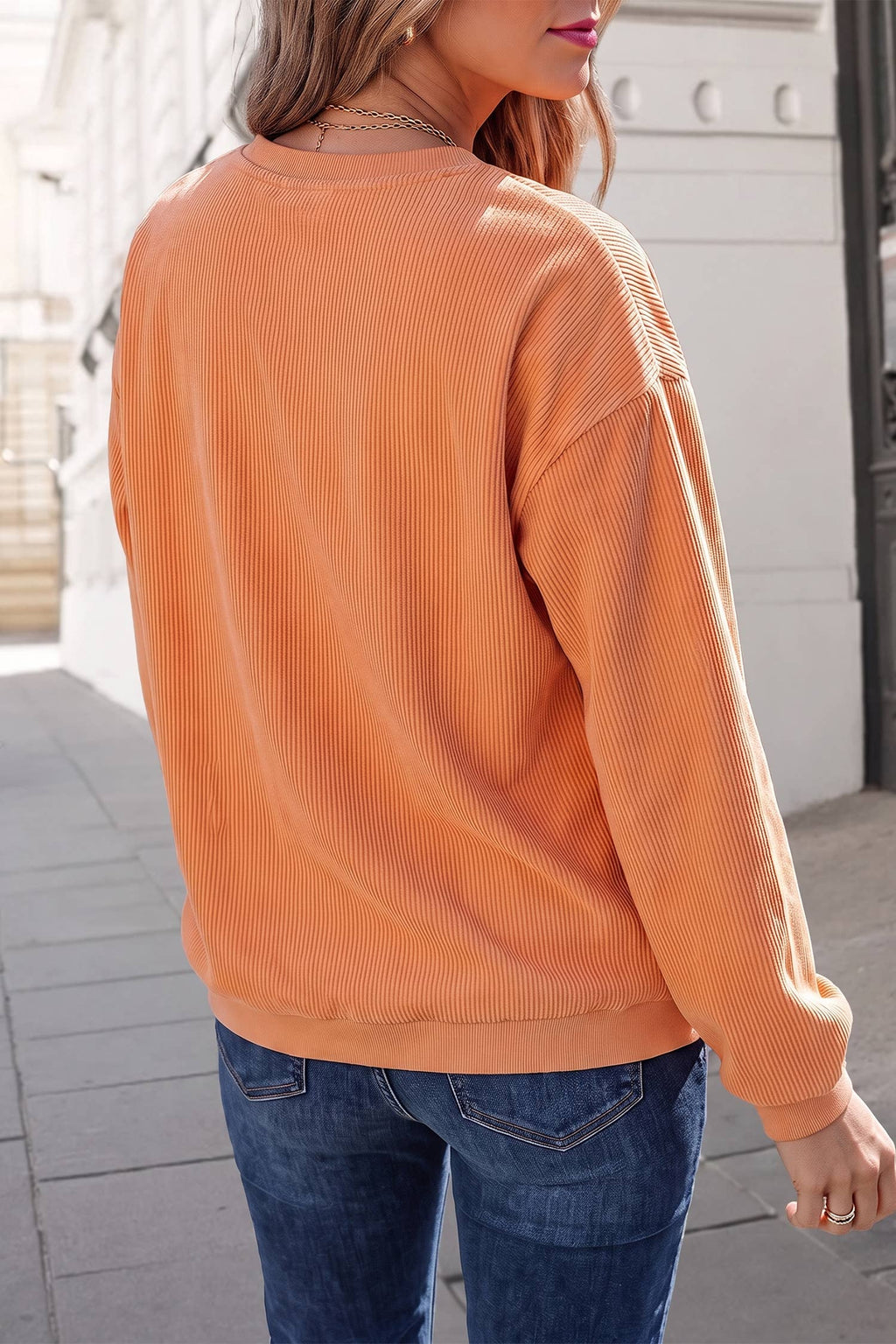 Halloween Ghost Graphic Oversized Sweatshirt