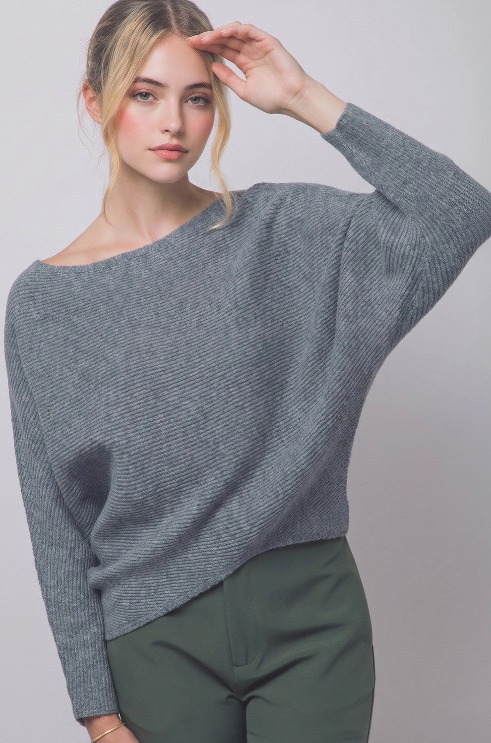 Oversized Dolman Sleeve Sweater