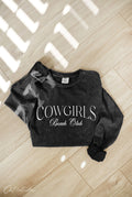 COWGIRLS BEACH   Mineral Washed Long Sleeve Graphic