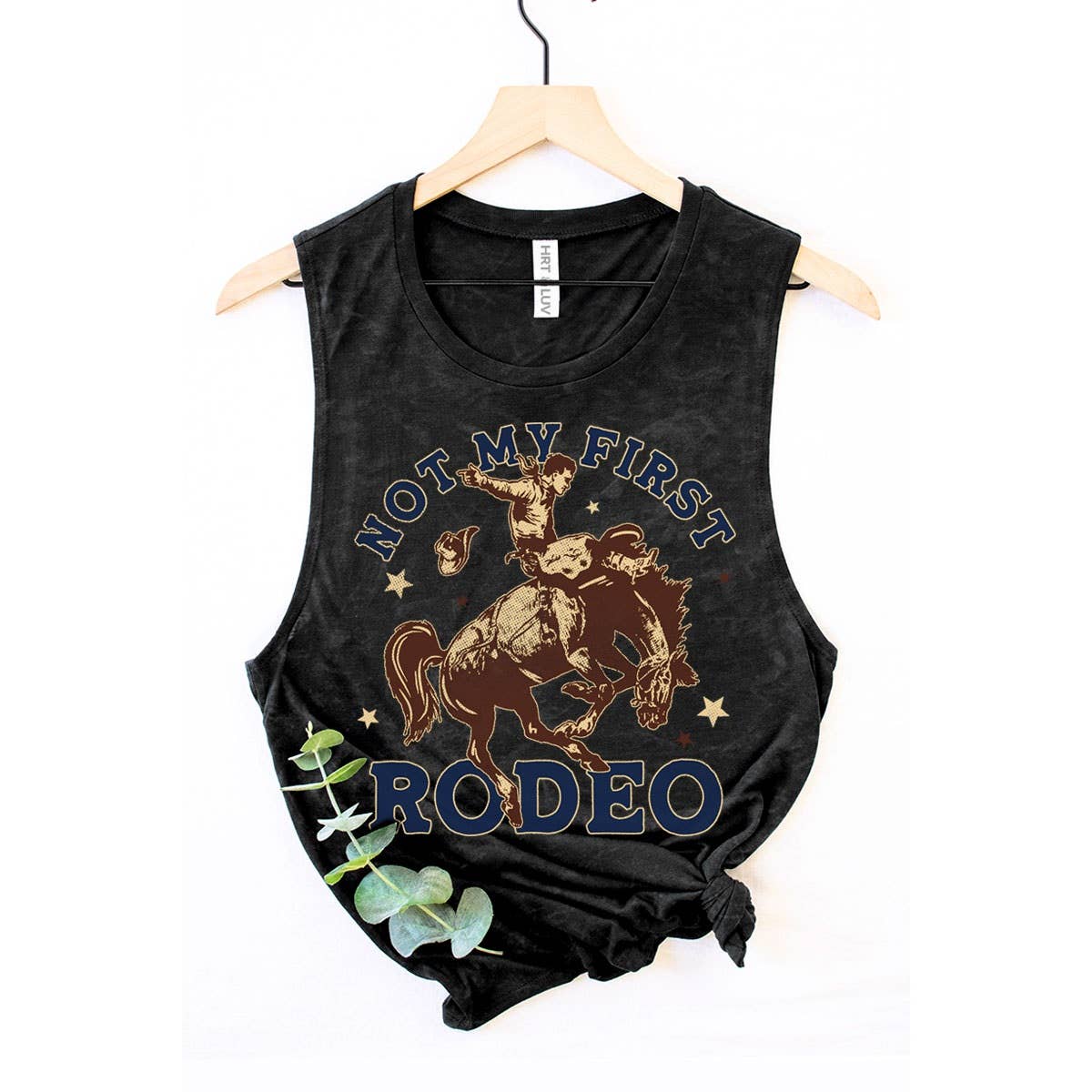 NOT MY FIRST RODEO MINERAL GRAPHIC TANK TOP