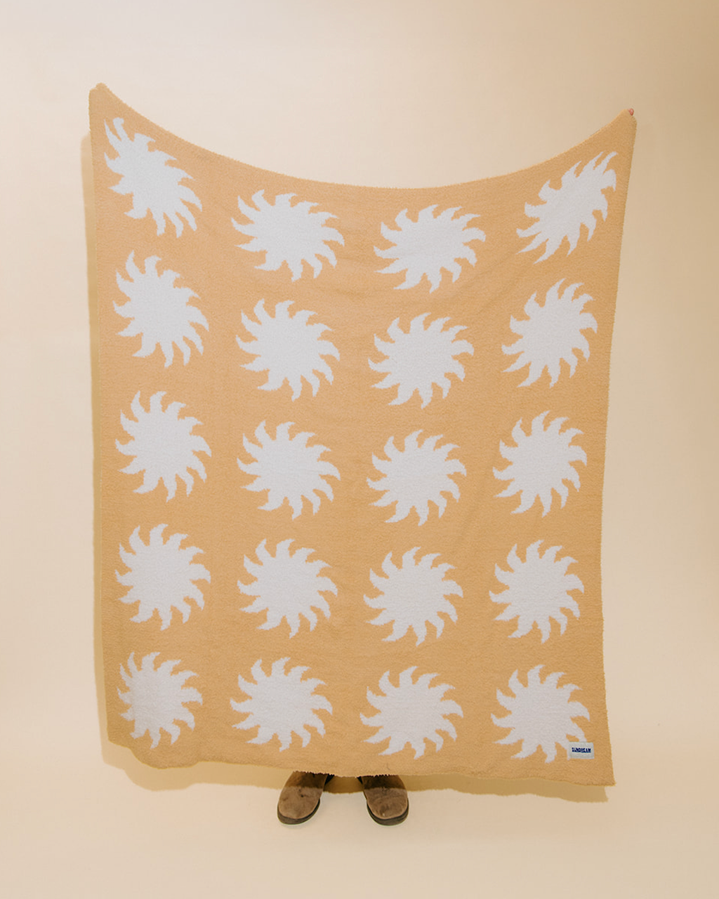 Sun Plush Throw - Marigold Yellow
