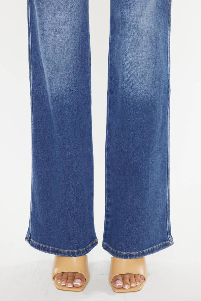 ULTRA HIGH RISE HOLLY FLARE JEANS-KC9248M-OP: MEDIUM, 0/23