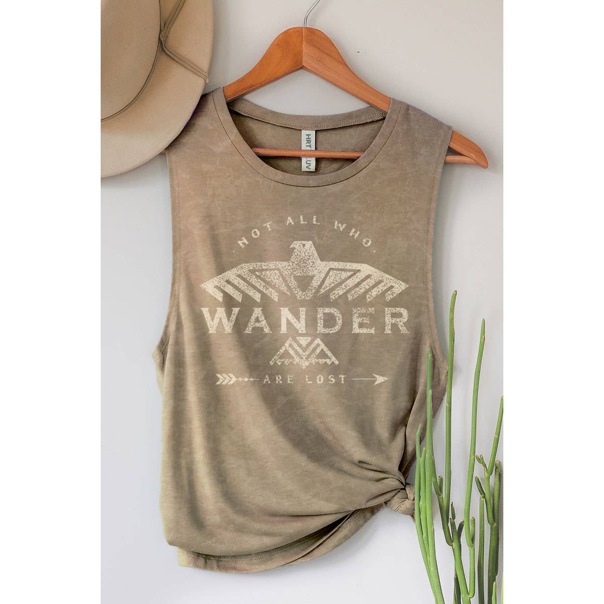 NOT MY FIRST RODEO MINERAL GRAPHIC TANK TOP