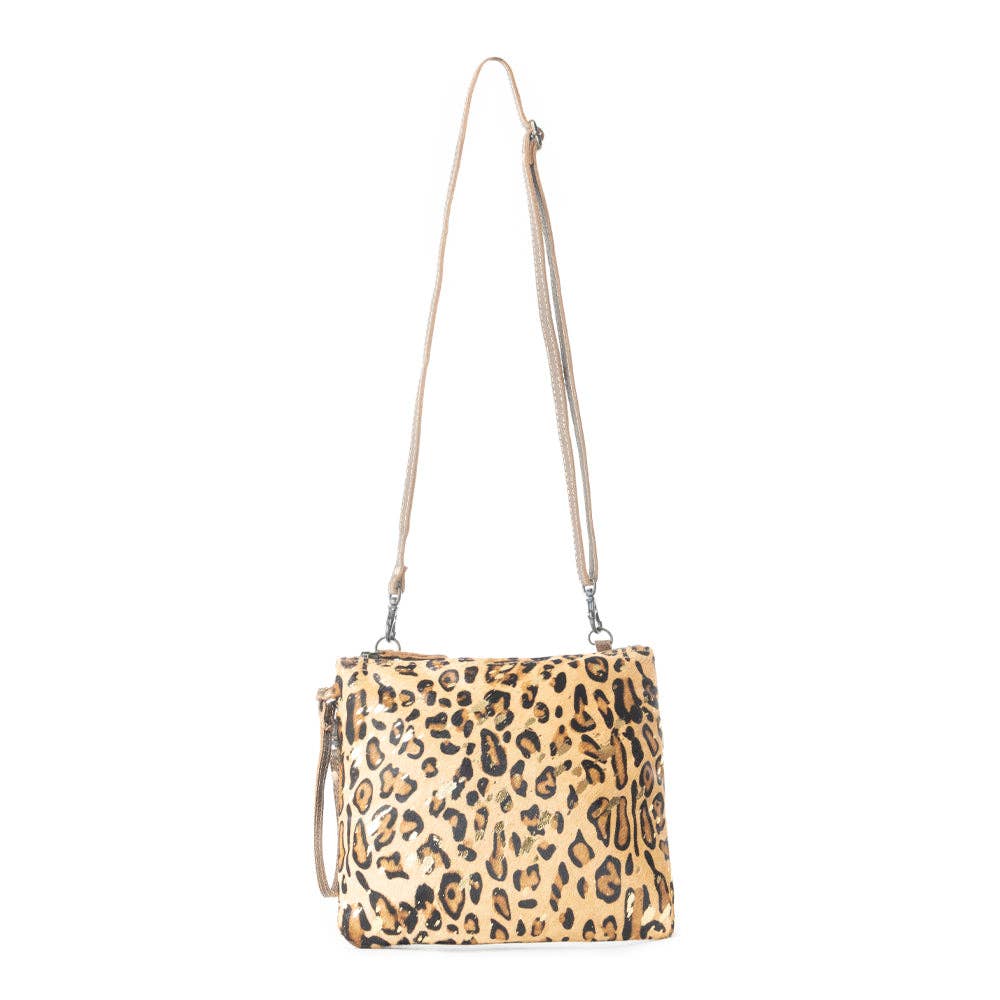 Freckled Leather & Hairon Bag
