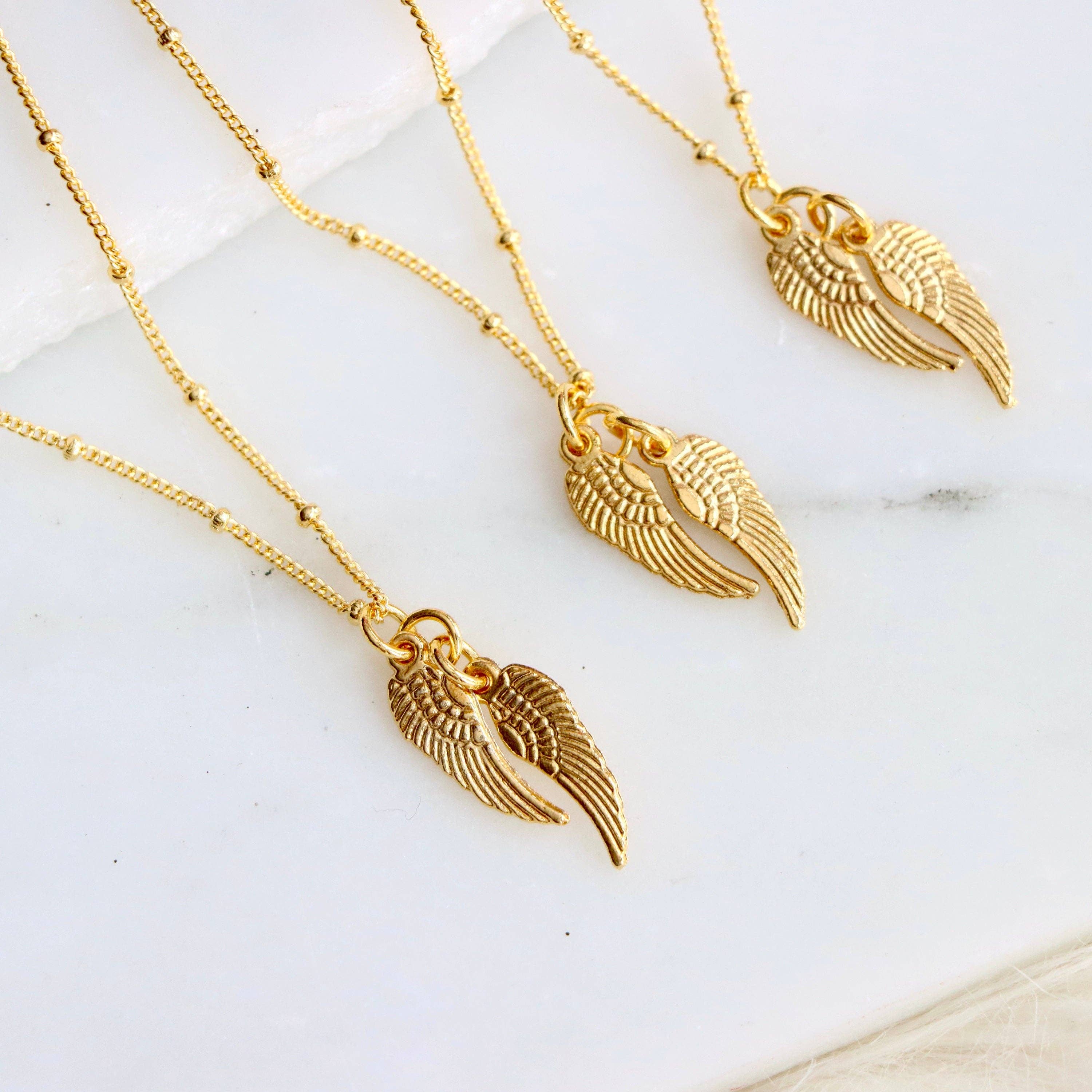 Tiny Angel Wings Necklace