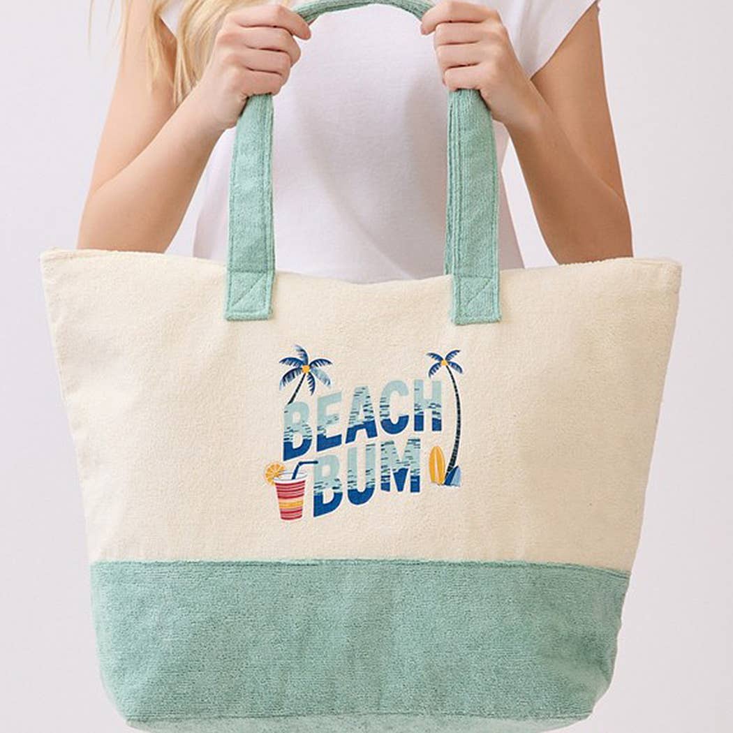 Beach Bum Terry Tote